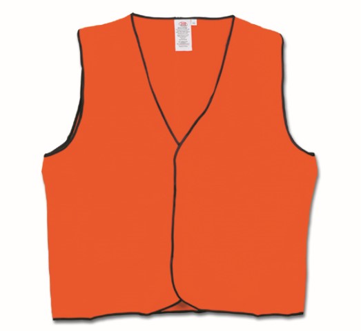 SAFETY VEST DAY ONLY ORANGE 3XL 